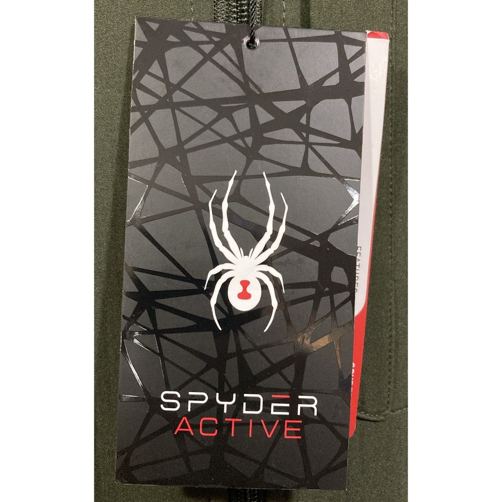 SPYDER | Men's Soft Shell Jacket Green SPM850C ProW-B Size‎ MEDIUM NWT $128 - Picture 3 of 10